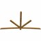 Ekena Millwork Alberta Rough Sawn Timber Gable Bracket, Western Red Cedar, 108"W x 63"H x 2"D x 4"F, 14/12 Pitch GBW108X63X0204ALB00RWR - alternate 5